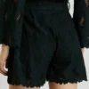 Shorts with Openwork Details