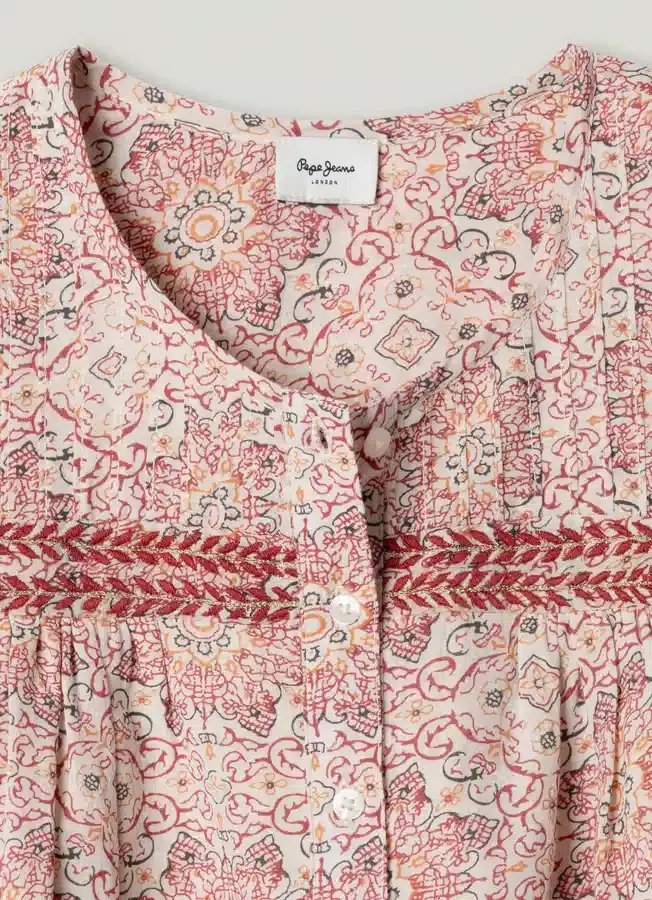 Sleeveless Floral Print Blouse Sleeveless Floral Print Blouse