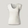 Sleeveless Ribbed Blouse