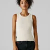 Sleeveless Ribbed Top