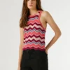 Sleeveless Ribbed Top