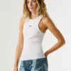 Sleeveless Ribbed Top