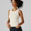 Sleeveless Ribbed Top
