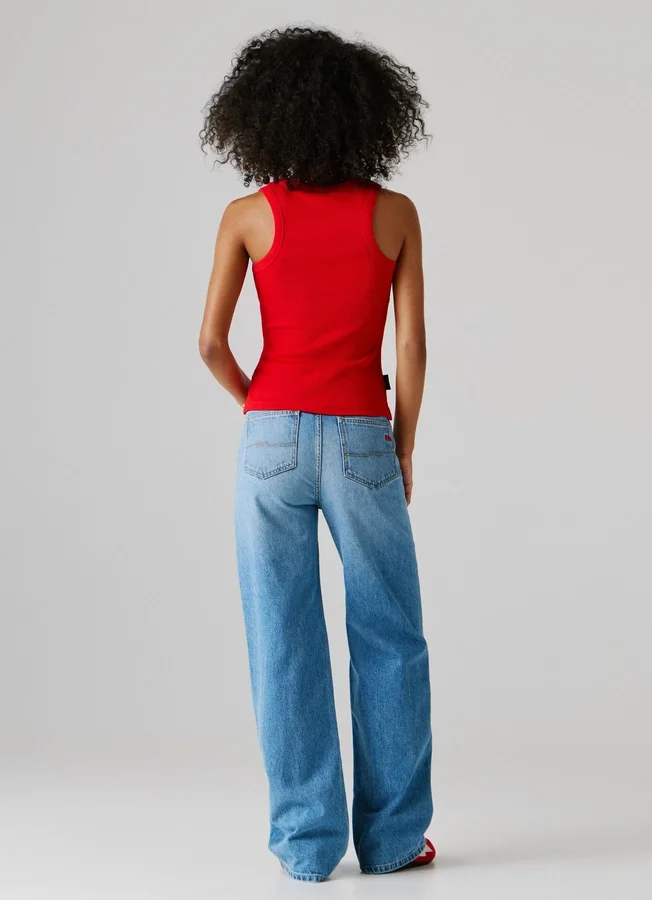 Sleeveless Ribbed Top Sleeveless Ribbed Top