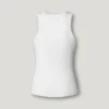 Sleeveless Ribbed Top