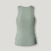 Sleeveless Ribbed Top