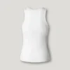 Sleeveless Ribbed Top