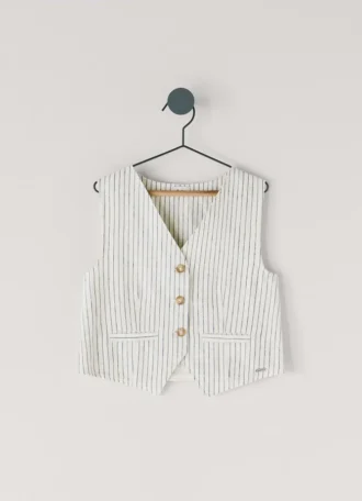 Sleeveless Striped Top