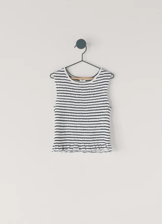 Sleeveless Striped Top