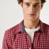 Slim Fit Checked Poplin Shirt Slim Fit Checked Poplin Shirt