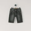 Slim Fit Denim Bermuda Shorts