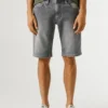 Slim Fit Denim Bermuda Shorts