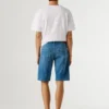 Slim Fit Denim Bermuda Shorts