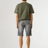 Slim Fit Denim Bermuda Shorts
