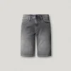 Slim Fit Denim Bermuda Shorts