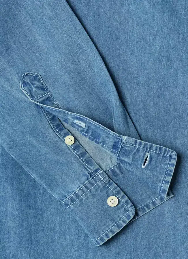 Slim Fit Denim Shirt Slim Fit Denim Shirt