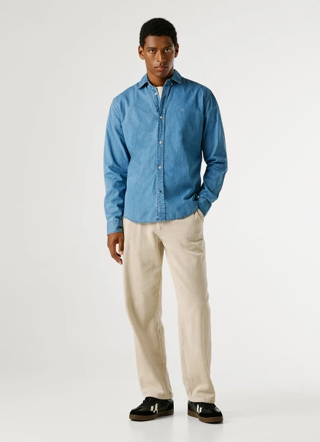 Slim Fit Denim Shirt Slim Fit Denim Shirt