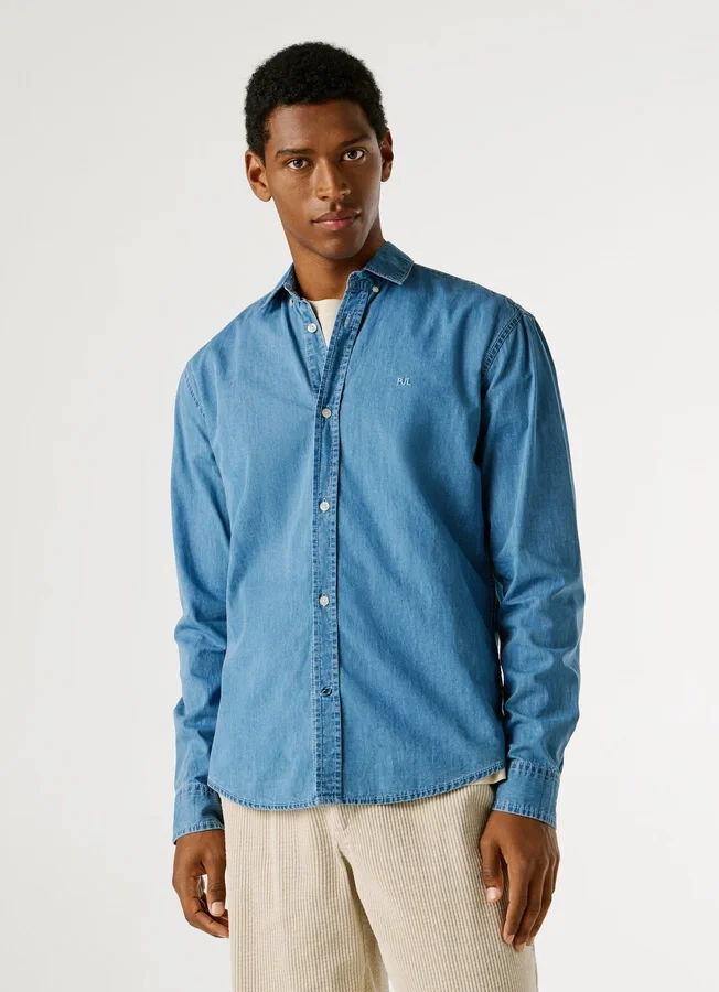 Slim Fit Denim Shirt Slim Fit Denim Shirt