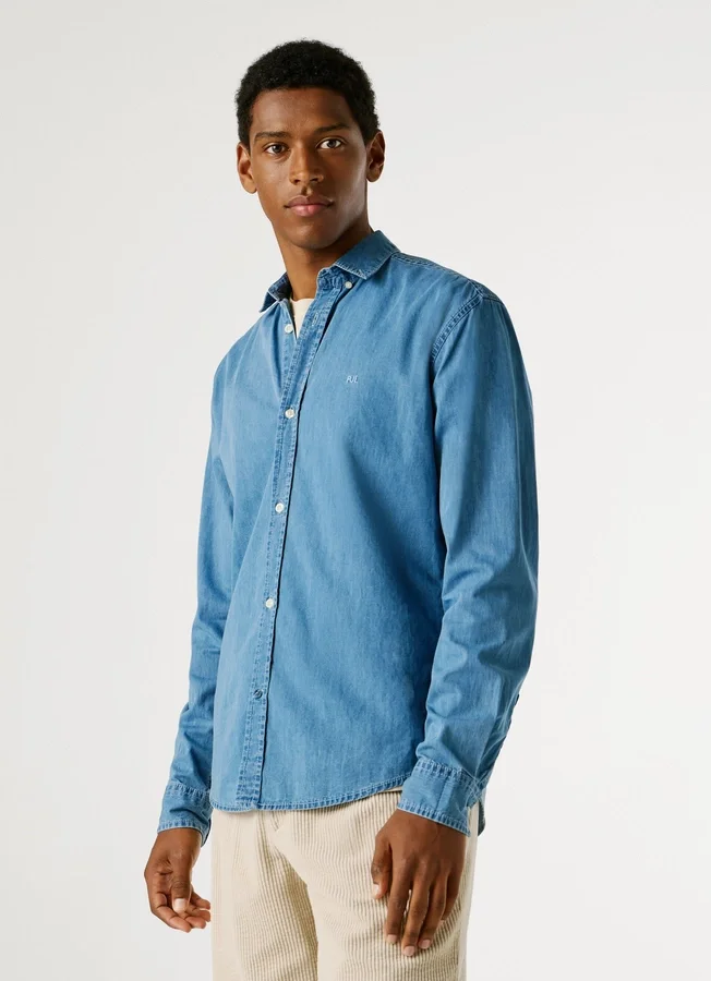 Slim Fit Denim Shirt Slim Fit Denim Shirt