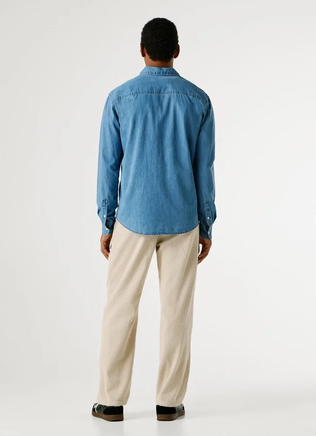 Slim Fit Denim Shirt Slim Fit Denim Shirt