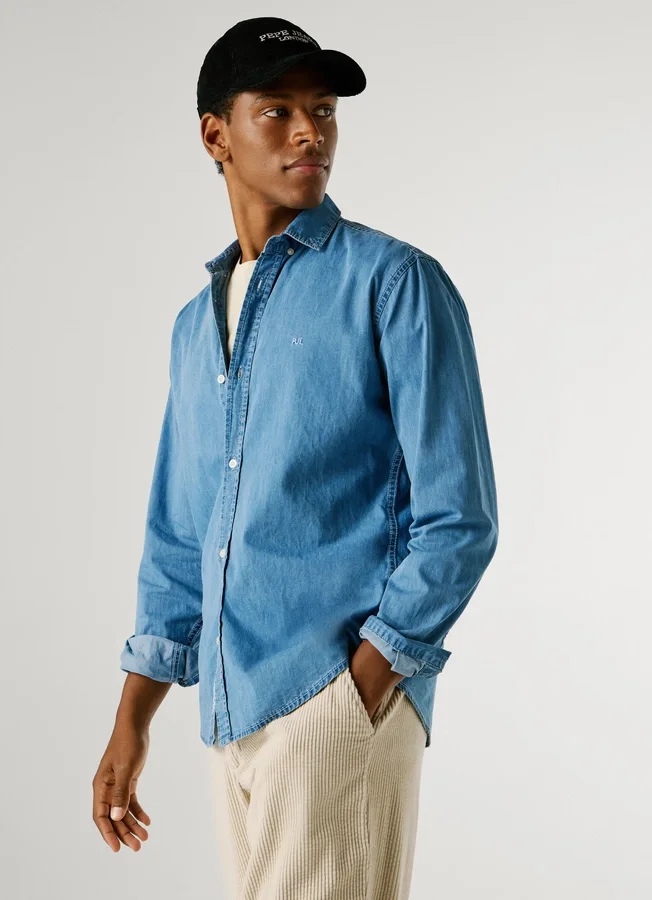 Slim Fit Denim Shirt Slim Fit Denim Shirt