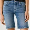 Slim Fit Denim Shorts