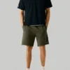 Slim Fit Fleece Bermuda Shorts