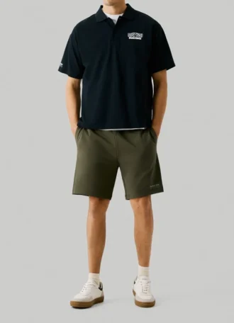 Slim Fit Fleece Bermuda Shorts