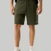 Slim Fit Fleece Bermuda Shorts
