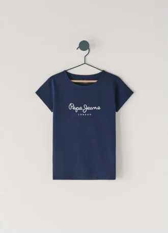 Slim Fit Glitter Logo T-Shirt