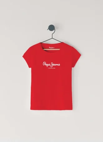 Slim Fit Glitter Logo T-Shirt