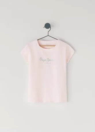 Slim Fit Glitter Logo T-Shirt