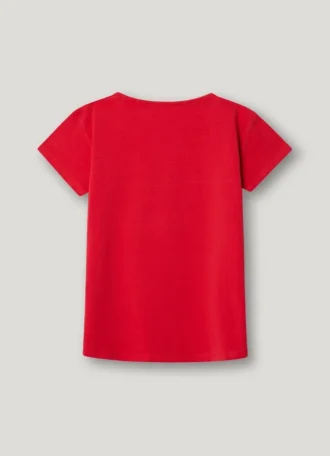 Slim Fit Glitter Logo T-Shirt