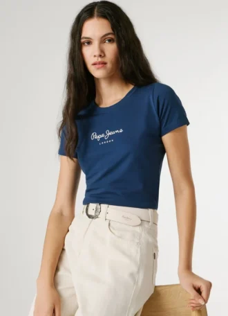 Slim Fit Logo Print T-Shirt