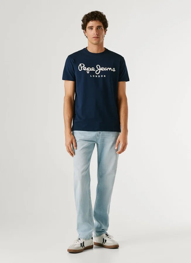 Slim Fit Logo Print T-Shirt Slim Fit Logo Print T-Shirt