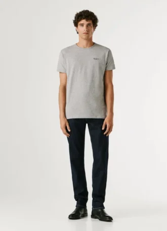 slim fit logo print t shirt 2 22 330x456 - Slim Fit Logo Print T-Shirt