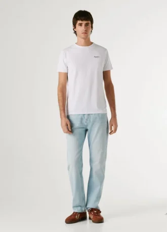 slim fit logo print t shirt 2 23 330x456 - Slim Fit Logo Print T-Shirt