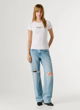 Slim Fit Logo Print T-Shirt