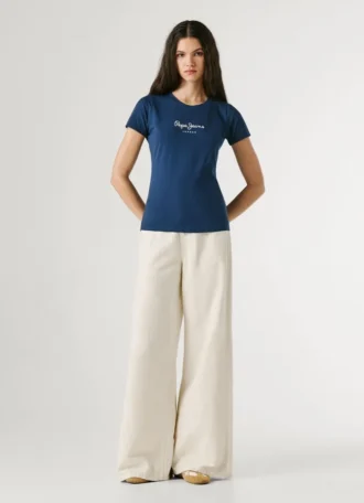 Slim Fit Logo Print T-Shirt