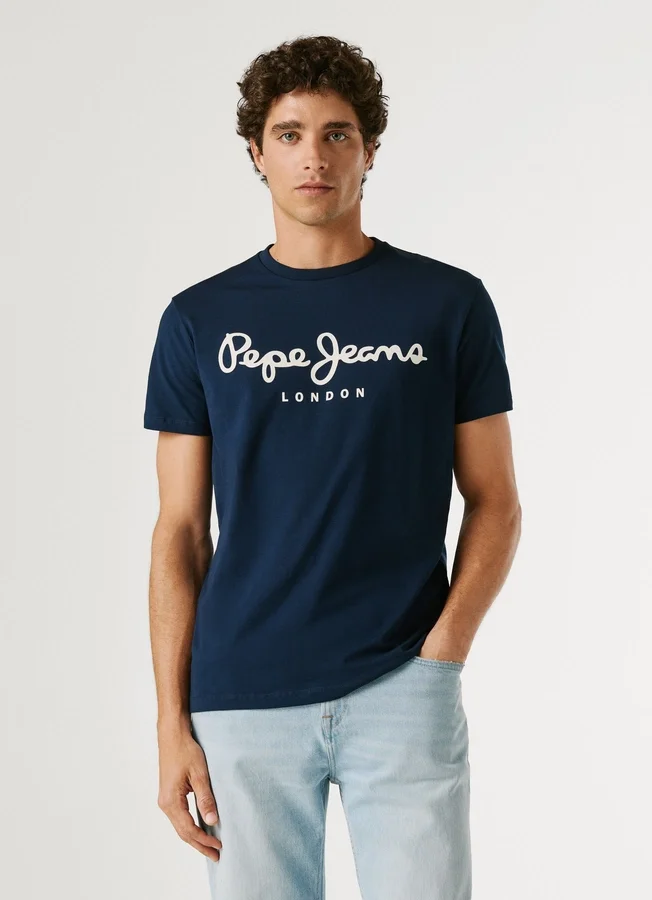 Slim Fit Logo Print T-Shirt Slim Fit Logo Print T-Shirt