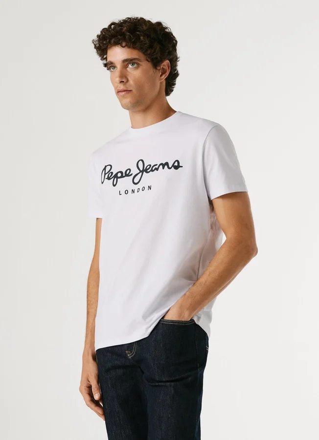 Slim Fit Logo Print T-Shirt Slim Fit Logo Print T-Shirt