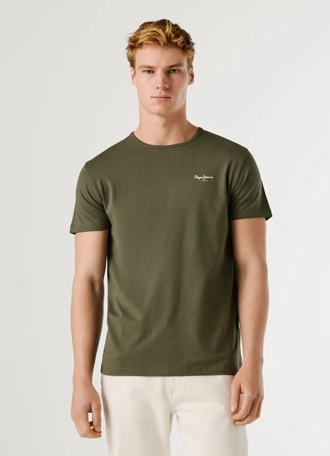 Slim Fit Logo Print T-Shirt Slim Fit Logo Print T-Shirt