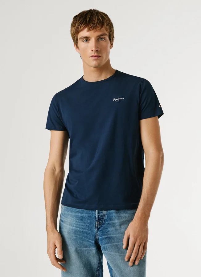 Slim Fit Logo Print T-Shirt Slim Fit Logo Print T-Shirt