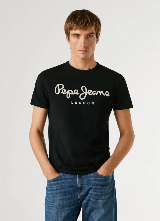 Slim Fit Logo Print T-Shirt Slim Fit Logo Print T-Shirt