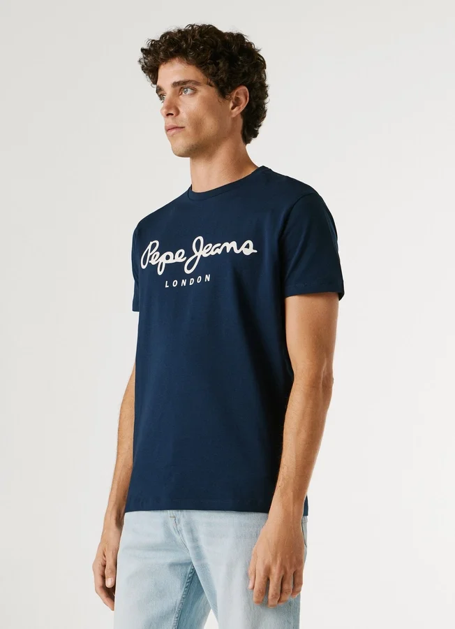 Slim Fit Logo Print T-Shirt Slim Fit Logo Print T-Shirt