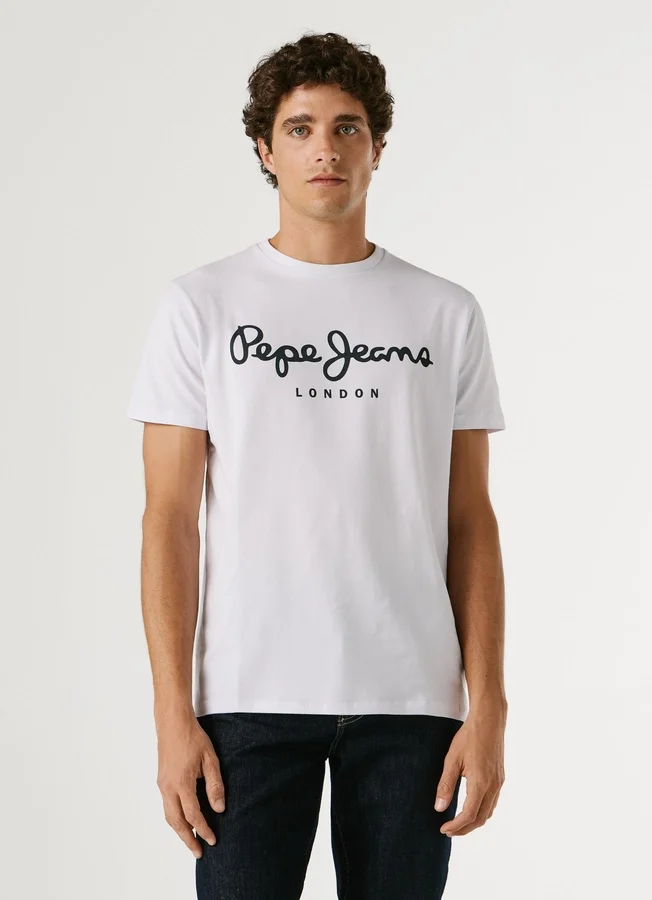 Slim Fit Logo Print T-Shirt Slim Fit Logo Print T-Shirt