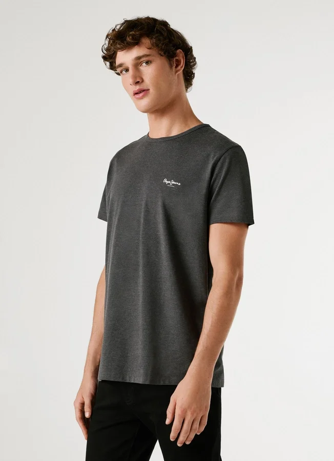 Slim Fit Logo Print T-Shirt Slim Fit Logo Print T-Shirt