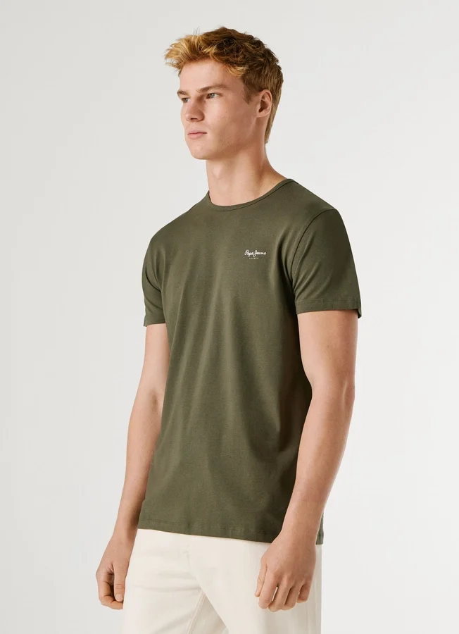 Slim Fit Logo Print T-Shirt Slim Fit Logo Print T-Shirt