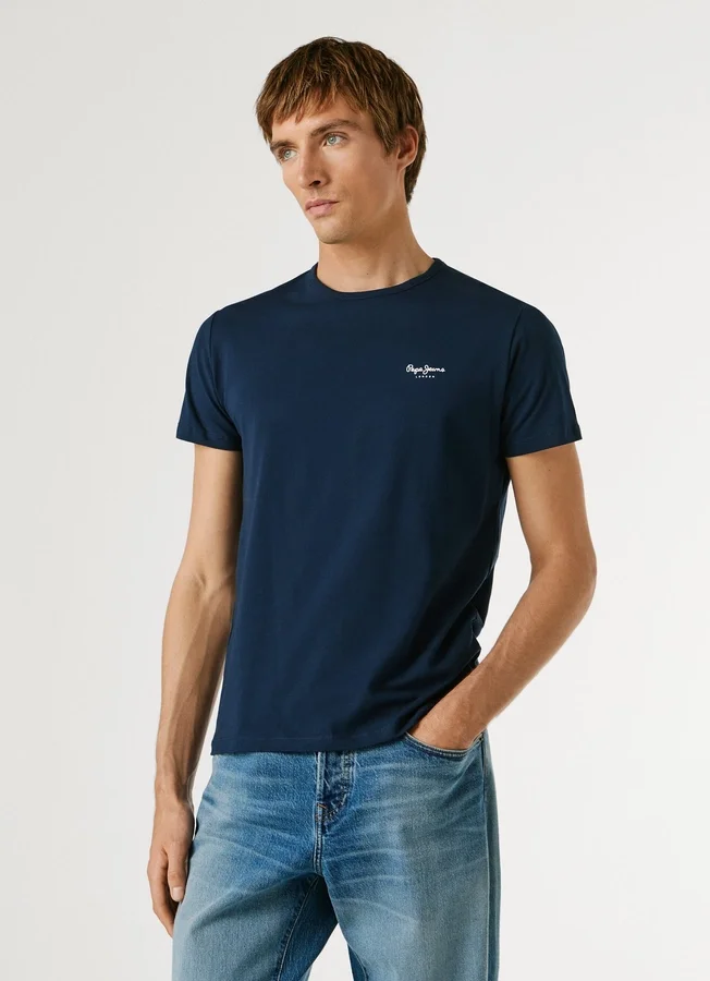 Slim Fit Logo Print T-Shirt Slim Fit Logo Print T-Shirt