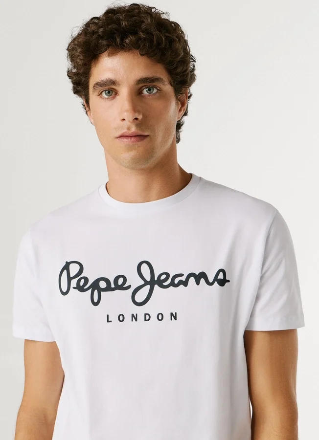 Slim Fit Logo Print T-Shirt Slim Fit Logo Print T-Shirt